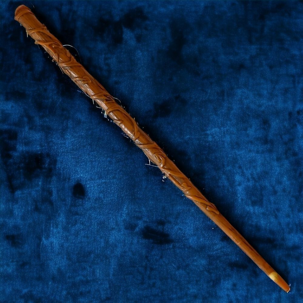 Hermione Granger Wand Magic Harry Potter‎ Series Hard Plastic Textured Brown